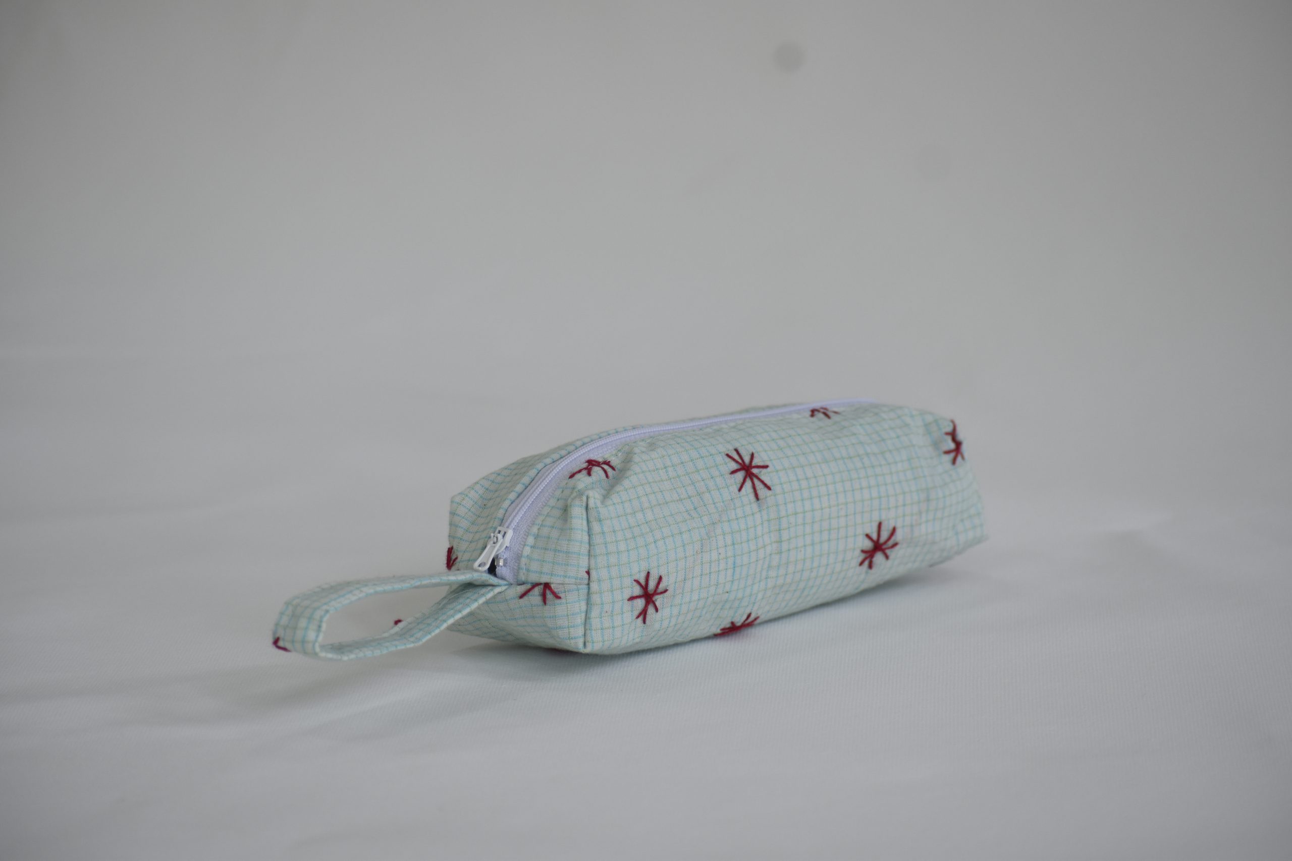 Small Pouch (Blue & Red)